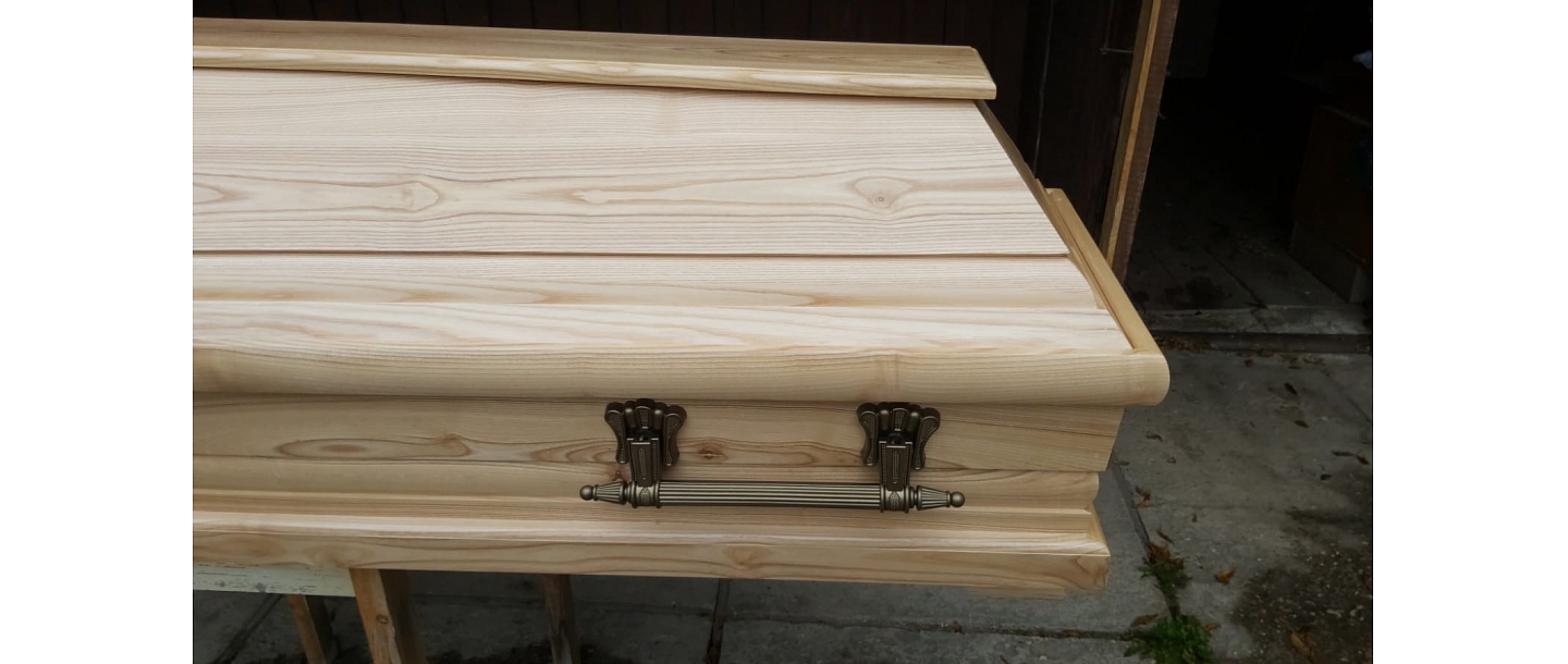 Wooden coffin